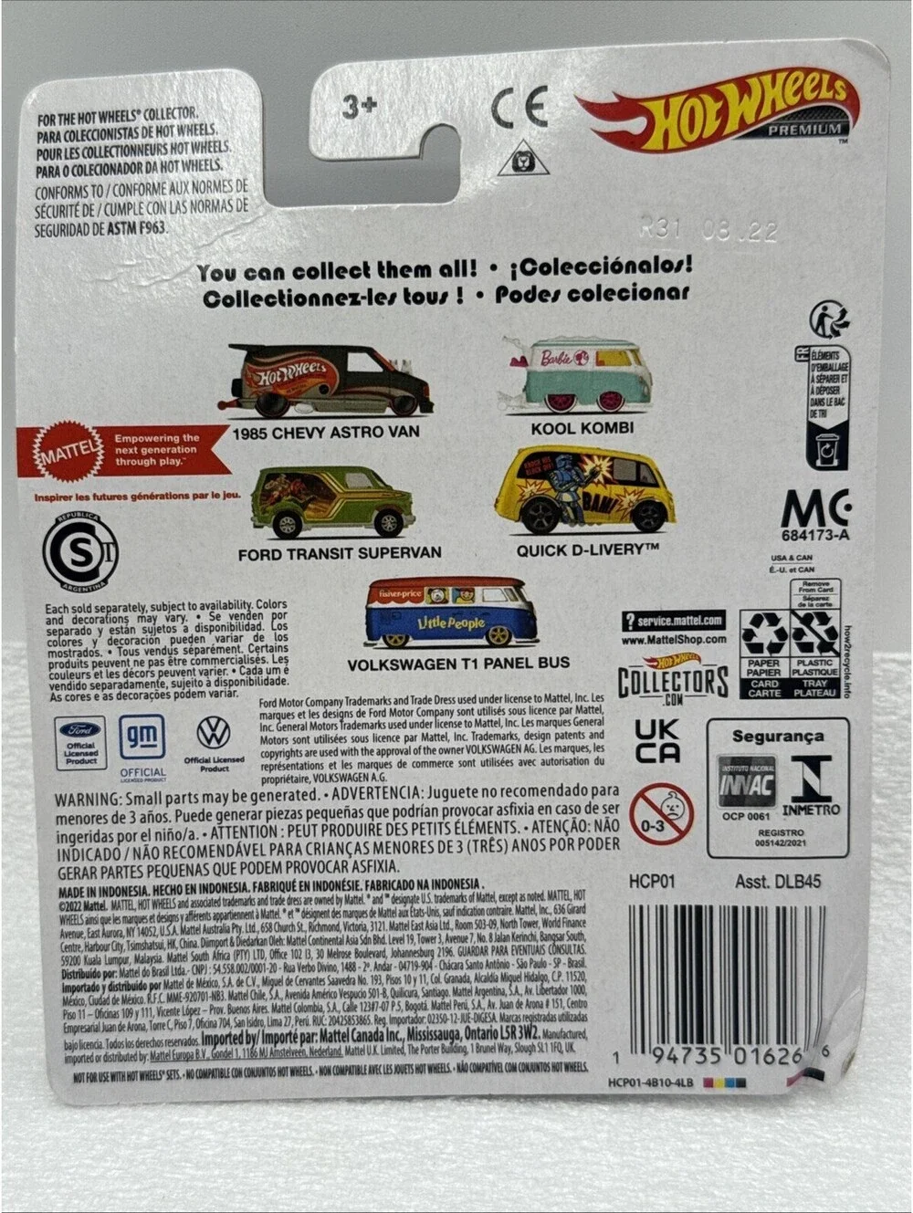 Hot Wheels light wear